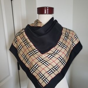Burberry London Large Silk Square Scarf